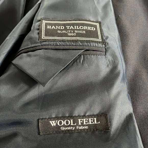 Leonardi Men’s Blazer Sport Coat Jacket Black 3 Buttons Size 38R - Picture 8 of 13